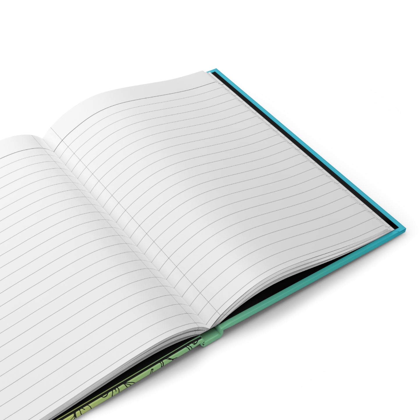 Affirmation Hardcover Journal — "I Am Abundant" Floral Gratitude Notebook